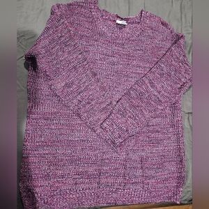 LuLaRoe Pink and Purple Knit Top